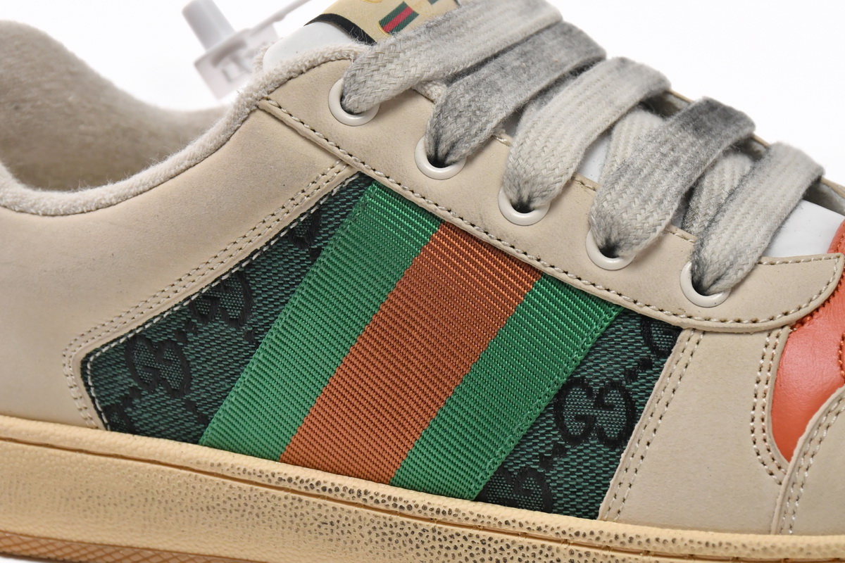Gucci Screener 546551 9SFR0 3390: Stylish Retro Sneakers for Fashion-Forward Individuals