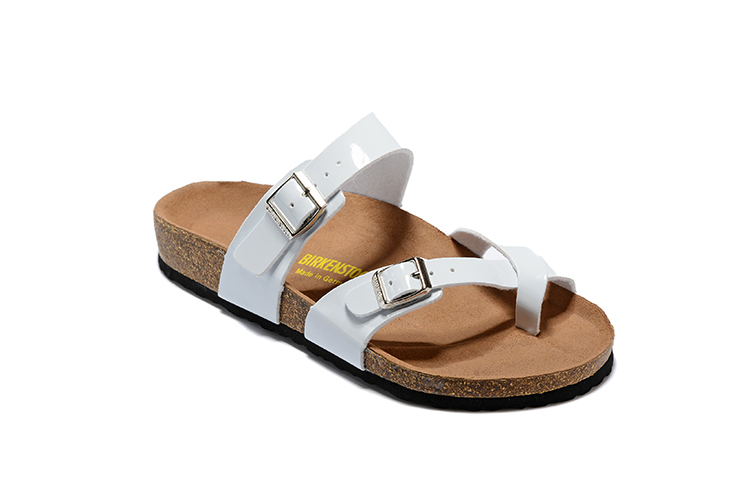 Birkenstock Mayari White Leather Sandals - Sleek & Stylish Footwear