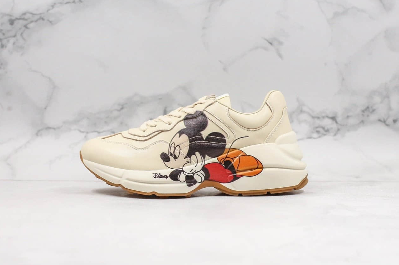 Gucci Rhyton X Disney Vintage Trainer Sneaker Mickey Mouse - Limited Edition!