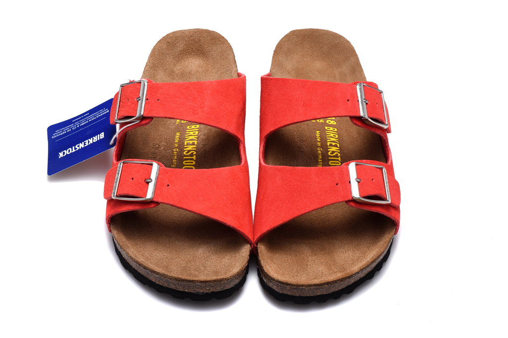 Birkenstock Arizona Barn Red Suede Sandals - Premium Quality and Comfort