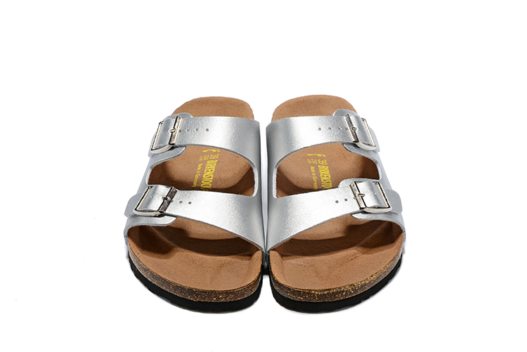 Birkenstock Arizona Snakeskin Silver Sandals - Elegant and Stylish Footwear