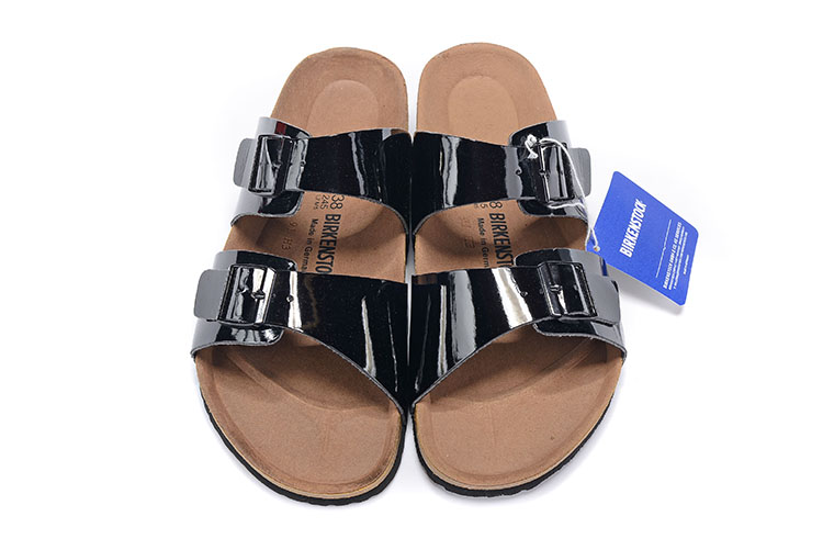 Birkenstock Sydney Black Leather Sandals - Sleek & Comfortable