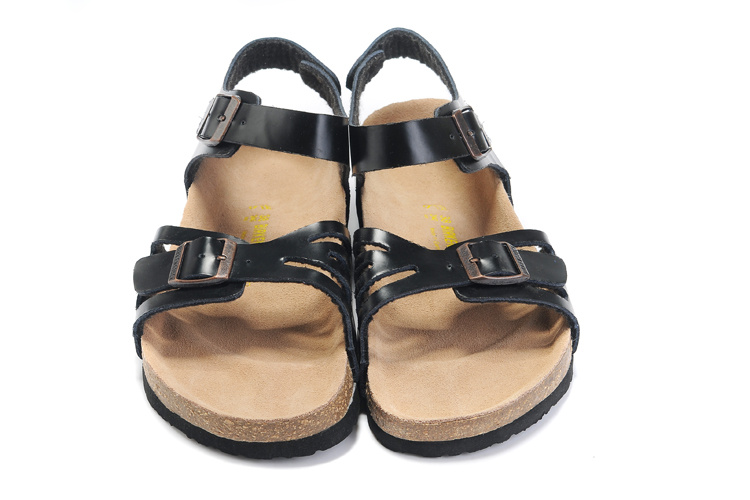 Birkenstock Bali Black Leather Buckle Sandals - Premium Comfort & Style Birkenstock Bali Black Leather Buckle Sandals - Premium Comfort & Style