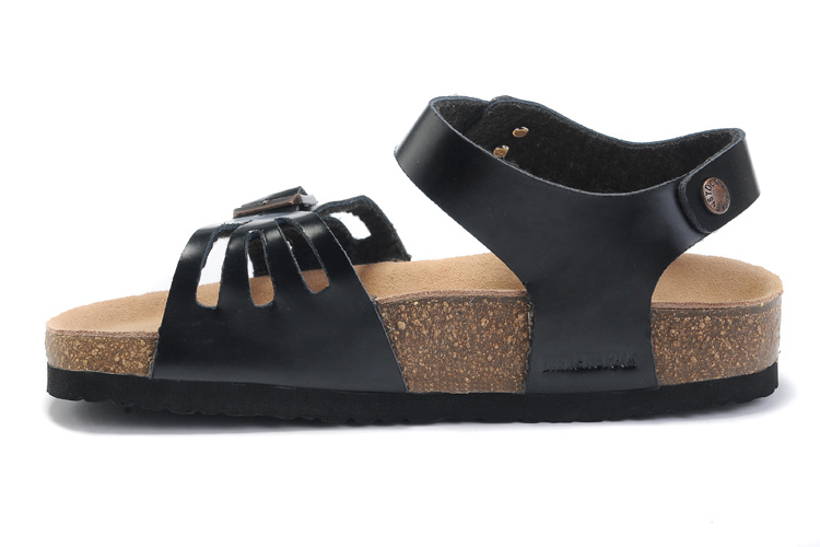 Birkenstock Bali Black Leather Buckle Sandals - Premium Comfort & Style Birkenstock Bali Black Leather Buckle Sandals - Premium Comfort & Style