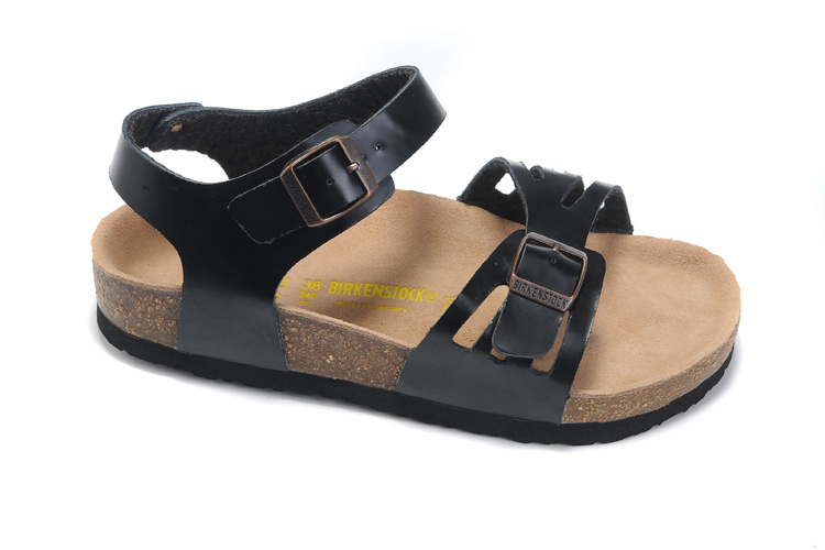 Birkenstock Bali Black Leather Buckle Sandals - Premium Comfort & Style Birkenstock Bali Black Leather Buckle Sandals - Premium Comfort & Style