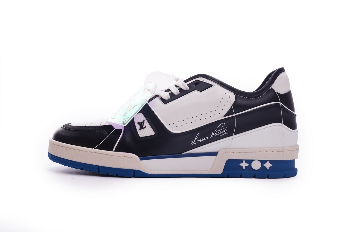 Louis Vuitton Black Blue GO1220 Trainer: Sleek and Stylish Footwear